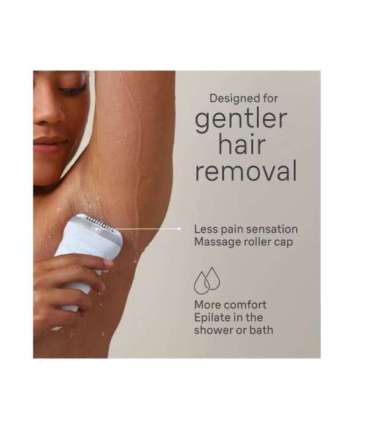 Braun Epilator SE7-041 Silk épil 7 Number of power levels 2 Wet & Dry White/Silver