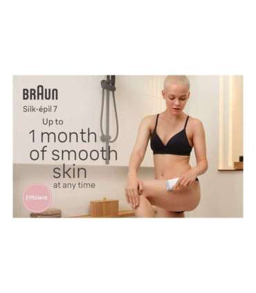 Braun Epilator SE7-041 Silk épil 7 Number of power levels 2 Wet & Dry White/Silver
