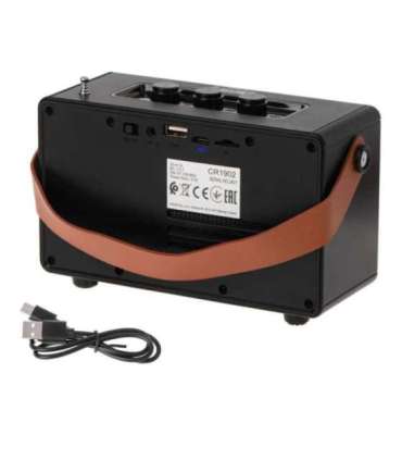 Camry Speaker with radio CR 1902 B 5 W Bluetooth Black Wireless connection