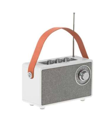 Camry Speaker with radio CR 1902 W 5 W Bluetooth White Wireless connection