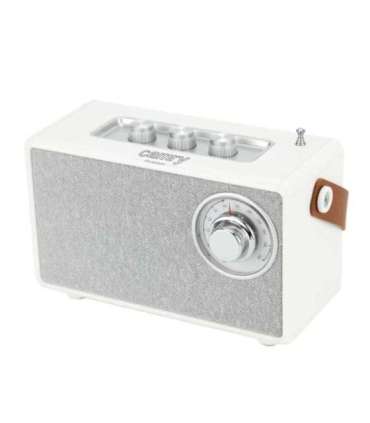 Camry Speaker with radio CR 1902 W 5 W Bluetooth White Wireless connection