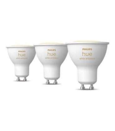 Philips Hue Smart Spotlight, 3pcs pack GU10 4.2 W Warm to cool white light