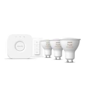 Philips Hue WCA Starter Kit 3pcs, Bridge, Switch GU10 4.2 W White and colour light