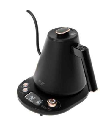Adler Kettle AD 1349 Electric 1100 W 1 L Stainless steel 360° rotational base Black/Gold
