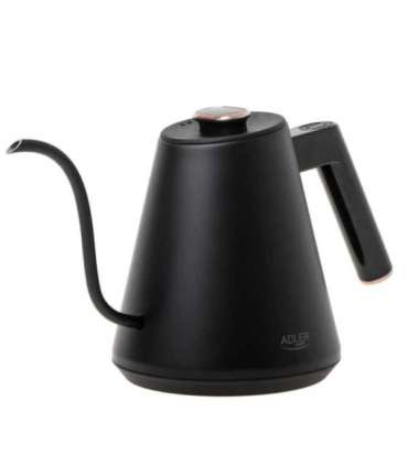 Adler Kettle AD 1349 Electric 1100 W 1 L Stainless steel 360° rotational base Black/Gold