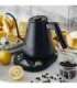 Adler Kettle AD 1349 Electric 1100 W 1 L Stainless steel 360° rotational base Black/Gold