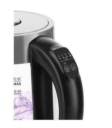 ETA Kettle ETA515490000 CRYSTELA DIGI II Electric 2200 W 1.7 L Glass 360° rotational base Glass