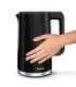 Tristar Double Walled Kettle WK-3407 Electric 2200 W 1.7 L Plastic 360° rotational base Black