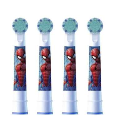 Oral-B Replacement Toothbrush Heads EB10 4 refill Spiderman Heads For kids Number of brush heads included 4