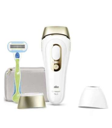 Braun Epilator PL5152 Silk-expert Pro 5 Bulb lifetime (flashes) 400.000 Number of power levels 10 Gold/White