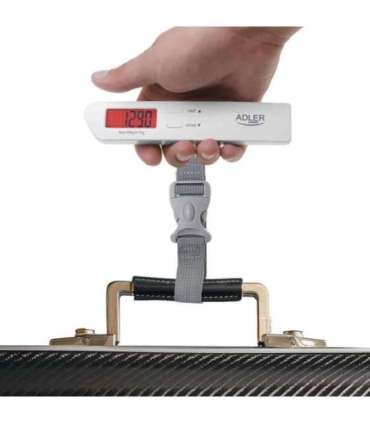 Adler Travel Luggage Scale AD 8191 Maximum weight (capacity) 50 kg Low Battery Indicator Measurement Range: