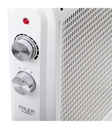 Adler AD 7750 Convector heater 2000 W Number of power levels 2 White IP24