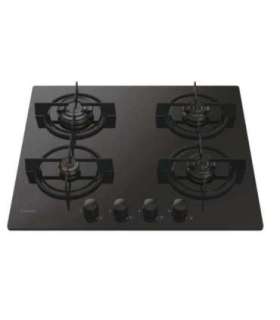 Candy Hob CVW6BB Gas on glass Number of burners/cooking zones 4 Knobs Black