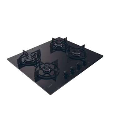 Candy Hob CVW6BB Gas on glass Number of burners/cooking zones 4 Knobs Black