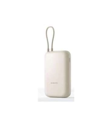 Xiaomi Power Bank (Integrated Cable) 10000 mAh USB-A/USB-C/USB-C cable Tan
