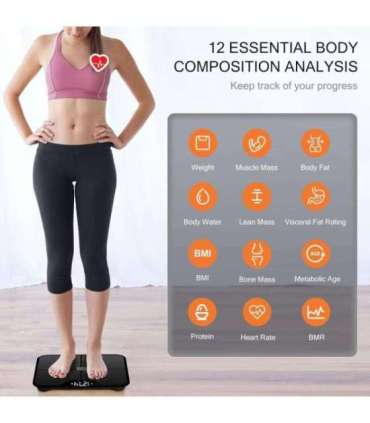 iHealth Wireless Body Composition Scale Nexus Pro Maximum weight (capacity) 181 kg Body Mass Index (BMI)