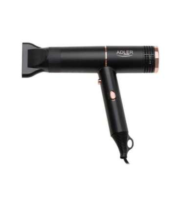 Adler Hair Dryer AD 2278 1400 W Number of temperature settings 2 Ionic function Black