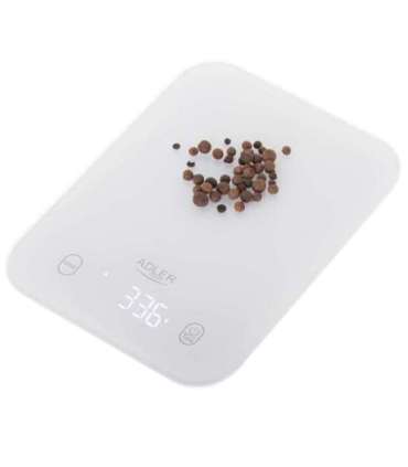Adler Kitchen Scale AD 3181w Graduation 1 g Display type LED White