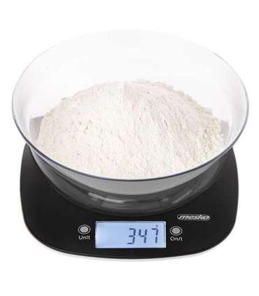 Adler Kitchen Scale with a bowl MS 3179b Graduation 1 g Display type LCD Black