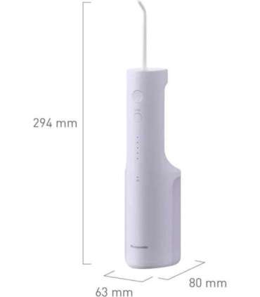 Panasonic Oral Irrigator EW-DJ26-V303 Cordless 200 ml Number of heads 2 White