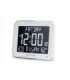 Muse Wall Clock with Alarm Function M-090 WMC White