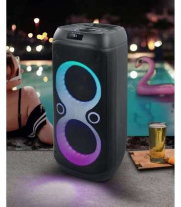 Muse Portable Party Box Speaker M-1937 DJ 600 W Bluetooth Black Portable Wireless connection