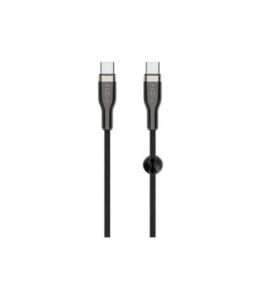 Fixed Braided Cable USB-C/USB-C, 2m, 100W FIXDB-CC2-BK