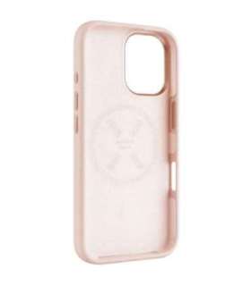 Fixed MagFlow Back cover Apple iPhone 16 Liquid silicon Pink