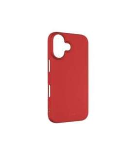 Fixed Story Back cover Apple iPhone 16 Rubberized Red