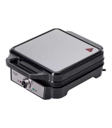 Adler Waffle Maker AD 3083 1800 W Number of pastry 4 Belgium Silver/Black