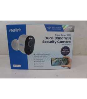 SALE OUT. Reolink Argus Series B330 Smart 5MP Wire-Free Camera with Motion Spotlight, White Reolink Smart Wire-Free