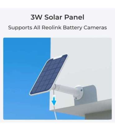 Reolink 4G Security Camera with Smart Detection and Solar Panel, 3W Go Series G430 PT 4 MP Fixed lens IP64 |