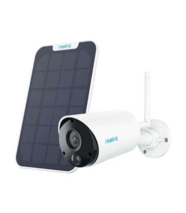 Reolink Battery Wi-Fi Security Camera with Solar Panel, 3W Argus Series B320 Bullet 3 MP Fixed lens IP65 |