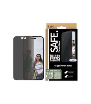 PanzerGlass Screen protector Apple iPhone 16 Pro Max Glass Black Ultra-Wide Fit