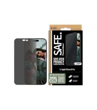 PanzerGlass Screen protector Apple iPhone 16 Pro Glass Black Ultra-Wide Fit