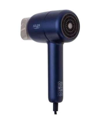 Adler Hair Dryer AD 2279b 1800 W Number of temperature settings 2 Ionic function Blue