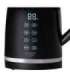 Adler Kettle with LED display AD 1350 Electric 2200 W 1.7 L Stainless Steel 360° rotational base Black
