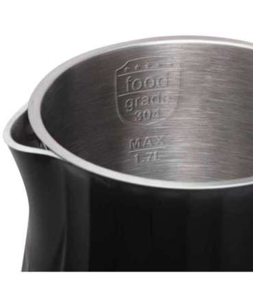 Adler Kettle with LED display AD 1350 Electric 2200 W 1.7 L Stainless Steel 360° rotational base Black