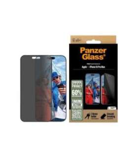 PanzerGlass Screen protector Apple iPhone 16 Pro Max Glass Black Ultra-Wide Fit