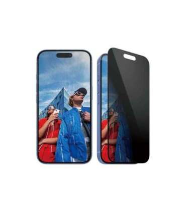 PanzerGlass Screen protector Apple iPhone 16/iPhone 15 Glass Black Ultra-Wide Fit