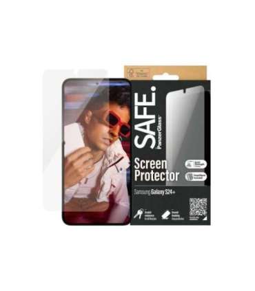 SAFE by PanzerGlass Screen Protector Samsung Galaxy S24 Plus Ultra-Wide Fit w EasyAligner PanzerGlass