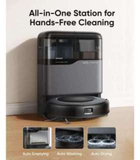 Anker Eufy Robot Vacuum Cleaner with All-in-One Station Omni C20 Wet&Dry 7000 Pa Gray