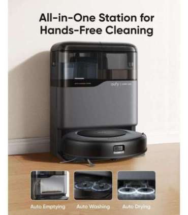 Anker Eufy Robot Vacuum Cleaner with All-in-One Station Omni C20 Wet&Dry 7000 Pa Gray