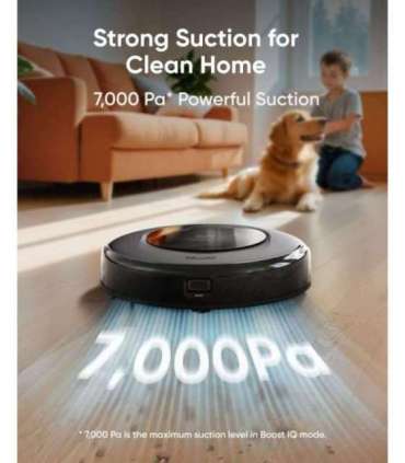 Anker Eufy Robot Vacuum Cleaner with All-in-One Station Omni C20 Wet&Dry 7000 Pa Gray