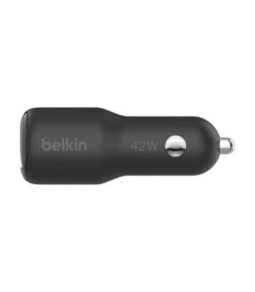 Belkin BOOST CHARGE 42w-30w USB-C PD PPS + 12w USB-A Car Charger, CCB005btBK