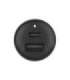 Belkin BOOST CHARGE 42w-30w USB-C PD PPS + 12w USB-A Car Charger, CCB005btBK