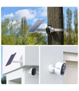 Reolink Wireless Solar & Battery Powered Security Camera with Smart Detection, 3W Argus Series B310 with Solar Panel