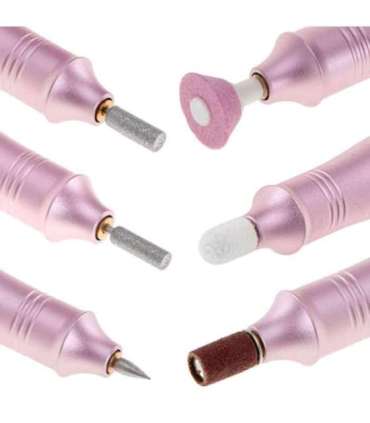 Adler Electric Nail Drill Set AD 2181 Number of power levels 5 Pink