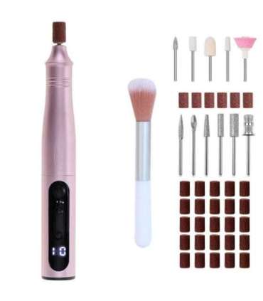 Adler Electric Nail Drill Set AD 2181 Number of power levels 5 Pink