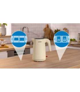 Bosch Kettle TWK2M167 MyMoment Electric 2400 W 1.7 L Plastic Beige